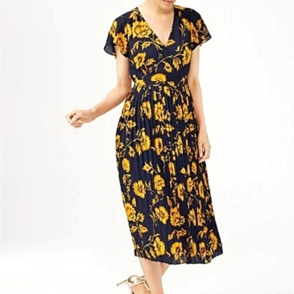 J. Crew Factory Dresses & Skirts - JCrew Factory Dandelion Pleated Mini Dress Size X